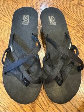 Teva Women's Black Strappy Sandals
